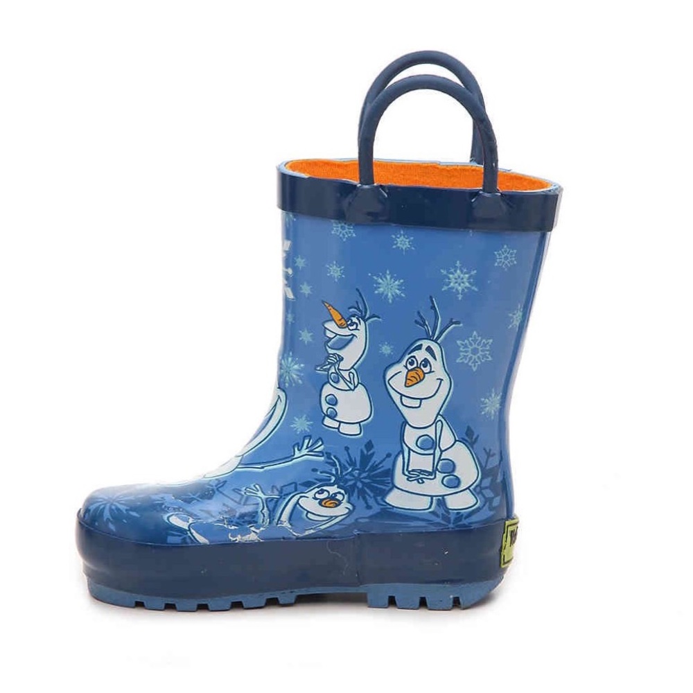 NWT Frozen girl’s rain boots with an Olaf print - Picture 3 of 6